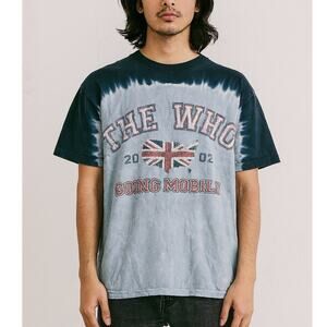 Vintage Liquid Blue The Who Going Mobile Tee 2002